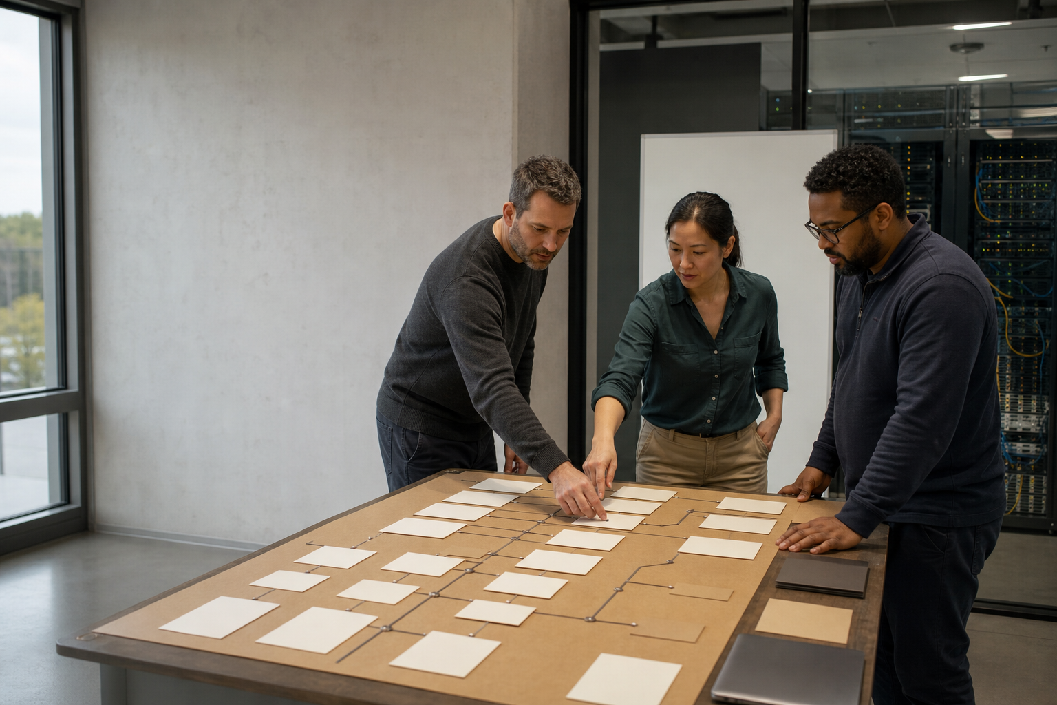 Migration team sequencing blank workload dependency cards