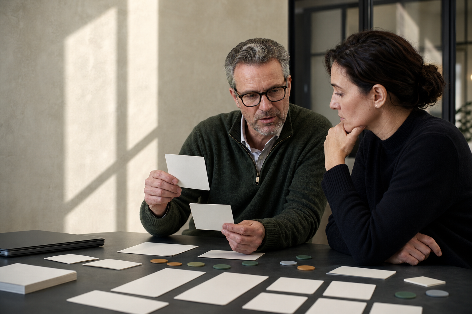 Technology leaders comparing reversible investment decisions
